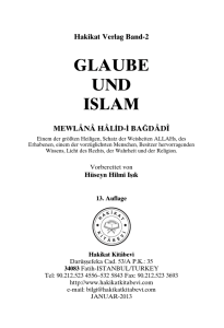 Glaube und Islam - Hüseyin Hilmi Işık