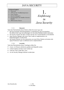 in Java Security - Joller-Voss