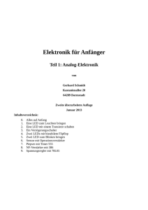 Elektronik für Anfänger - gsc