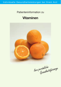 Vitamine - Medizinische Laboratorien Düsseldorf