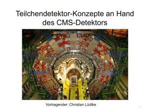 Teilchendetektor-Konzepte an Hand des CMS