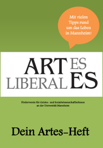 Dein Artes-Heft - Artes Liberales