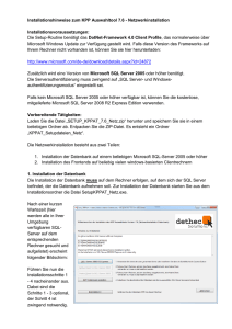 Installationshinweise zum KPP Auswahltool 5