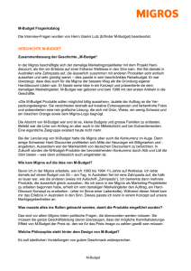 M-Budget Fragenkatalog Die Interview