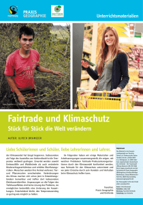 Fairtrade und Klimaschutz