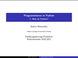 Programmieren in Python