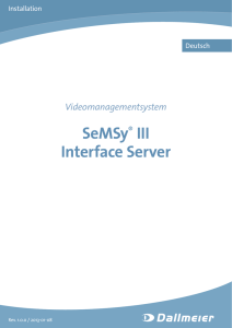 SeMSy III Interface Server