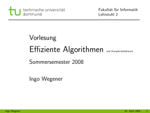 Vorlesung - Informatik 2