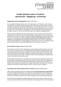 PDF 420 kB - Projekt Jüdisches Leben in Frankfurt