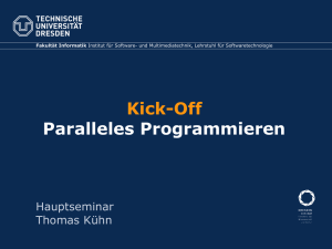 Kick-Off Paralleles Programmieren
