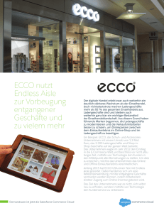 Schuhhersteller ECCO digitalisiert seine Filialen und