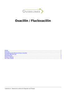 Oxacillin / Flucloxacillin