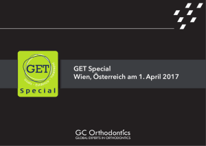 GET special 2017 - GC Orthodontics