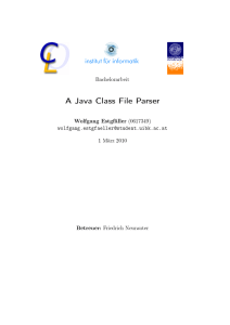 A Java Class File Parser