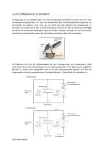 Elektrische Felder 10 (Entladevorgang Kondensator).