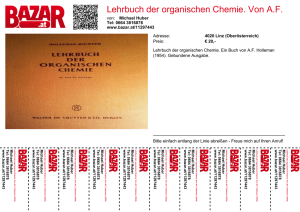 Lehrbuch der organischen Chemie. Von AF Holleman (1954).