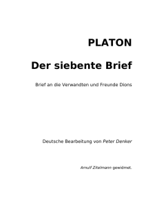 PLATON, Siebenter Brief