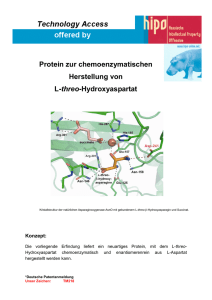 Protein zur chemoenzymatischen Herstellung von L-threo - H-IP-O