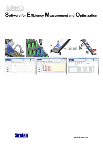 Software for Efficiency Measurement and Optimization