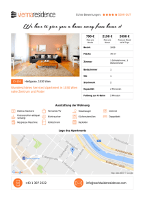Wunderschönes Serviced Apartment in 1030 Wien nahe Zentrum