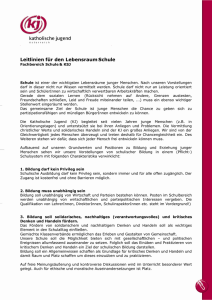 Lebensraum-Schule_2008 - Katholische Jugend Österreich