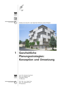 HTO 1 - Professur für Entwerfen und Holzbau