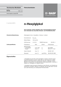 n-Hexylglykol - Alkohole und Lösemittel BASF
