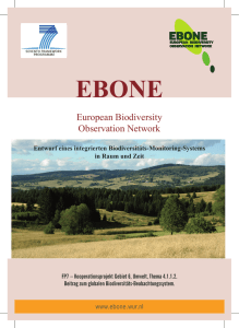 European Biodiversity Observation Network