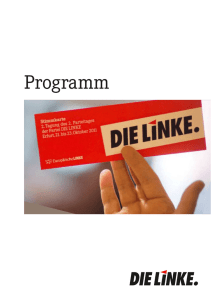 Programm - Die Linke