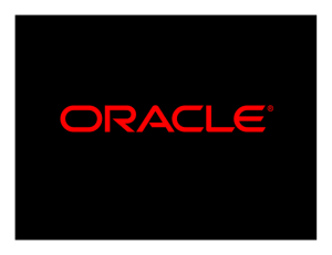 3H05 OLAP in der Oracle Datenbank