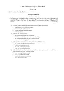 Klausur neue DPO März 2004 mit Lösungshinweisen