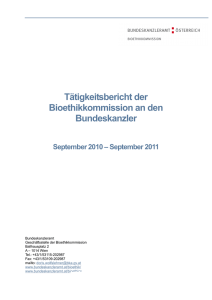 September 2011 - Bundeskanzleramt Kunst und Kultur