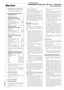 PHYSIONEAL 35 Glucose 1,36 % w/v / 13,6 mg/ml