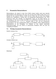 9 Dynamische Datenstrukturen
