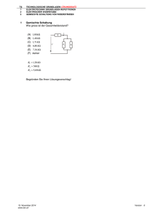 07.02.05 Gemischte Schaltung von Widerständen
