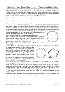 Berechnung des Kreisumfang - π