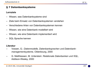 7 Datenbanksysteme - ias.uni-stuttgart.de