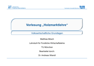 1. Einleitung - Lehrstuhl für Forstliche Wirtschaftslehre