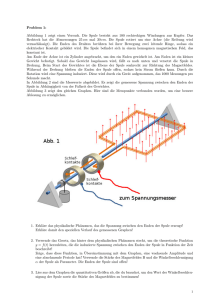 Problem 1: Abbildung 1 zeigt einen Versuch. Die Spule besteht aus
