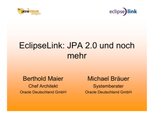 EclipseLink - Java Forum Stuttgart