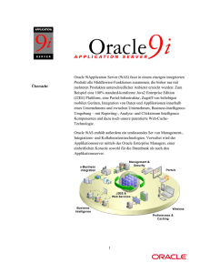 1 Oracle 9iApplication Server (9iAS) fasst in einem einzigen