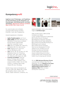 Kompetenzprofil - logicline GmbH