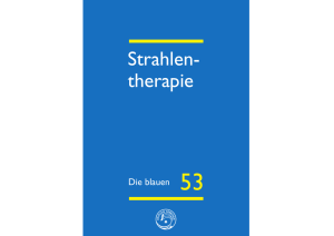 Ratgeber Strahlentherapie