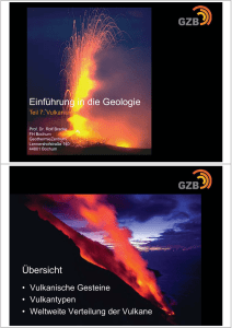Einführung in die Geologie Übersicht