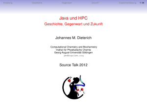 Java und HPC - Source Talk Tage 2006