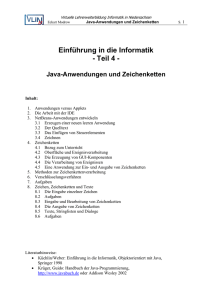 Einführung in die Informatik - Teil 4