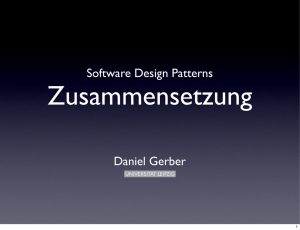 Software Design Patterns Daniel Gerber