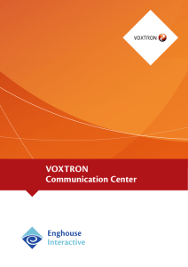 VOXTRON Communication Center