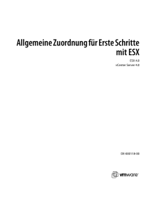 Erste Schritte mit ESX