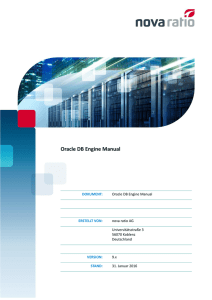 Oracle DB Engine Manual